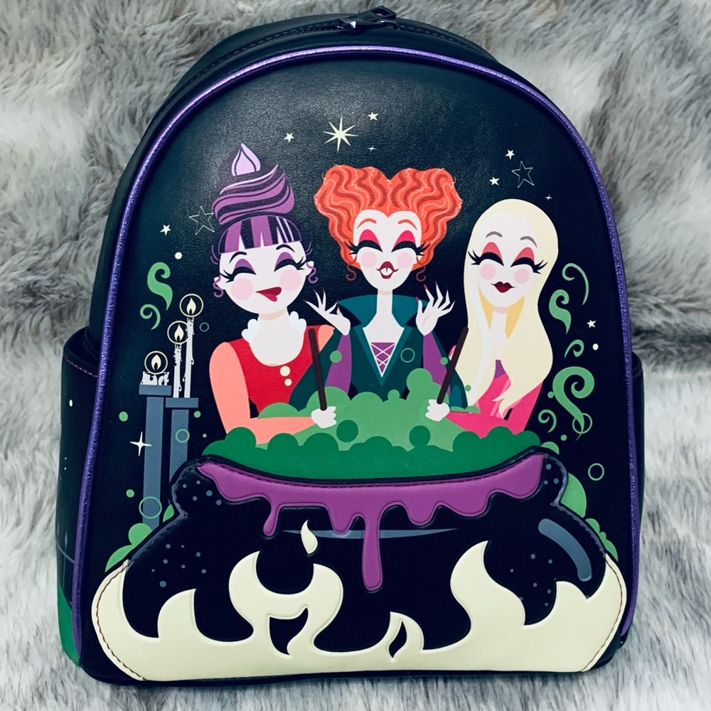 Disney Hocus Pocus The Sanderson Sisters Cauldron Mini Backpack